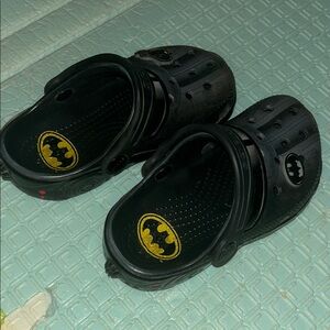 CROCS Kids Batman Slippers - Black